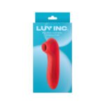 Luv Inc Cs19 Pulsing Clitoral Stimulator Rechargeable Silicone Red - Image 3