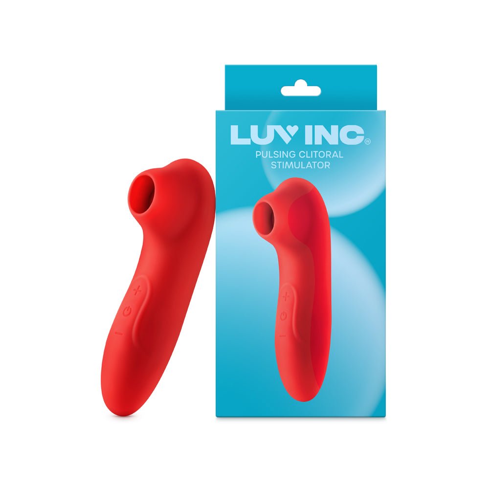 luv-inc-cs19-pulsing-clitoral-stimulator-rechargeable-silicone-red Luv Inc Cs19 Pulsing Clitoral Stimulator Rechargeable Silicone Red - Image 1