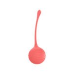 Luv Inc KG88 Kegel Exercise Device 2-Piece Set Ribbed Silicone Orange - Image 3