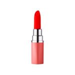 Luv Inc LV57 Lipstick Vibrator Rechargeable Silicone Coral with 4 Interchangeable Heads - Image 3
