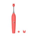Luv Inc Op10 Orgasm Pen Rechargeable Pinpoint Vibrator with 3 Attachments – Hot Pink - Image 2