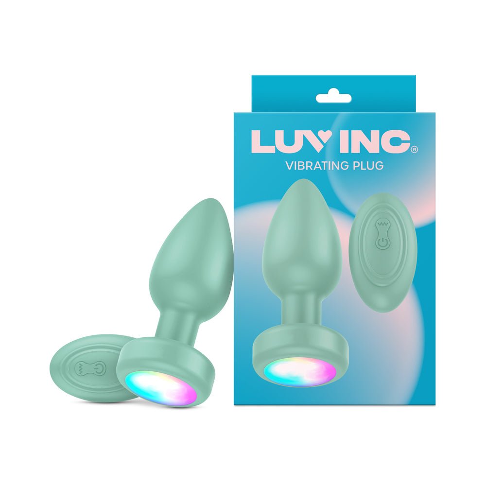 luv-inc-pr17-vibrating-plug-with-remote-green Luv Inc Pr17: Vibrating Plug with Remote Green - Image 1