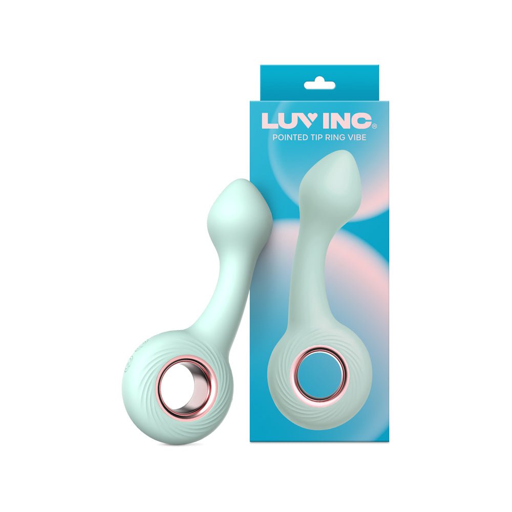 luv-inc-pt16-pointed-tip-ring-vibe-green Luv Inc Pt16: Pointed Tip Ring Vibe Green - Image 1