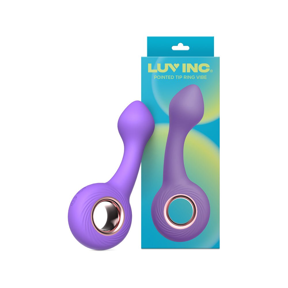 luv-inc-pt16-pointed-tip-ring-vibe-purple Luv Inc Pt16: Pointed Tip Ring Vibe Purple - Image 1
