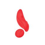 Luv Inc PV72 Rechargeable Remote-Controlled Silicone Panty Vibrator – Red - Image 2