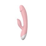 Luv Inc Rv20 Rabbit Vibrator Rechargeable Silicone Dual Stimulator Pink - Image 2