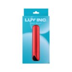 Luv Inc Sb33 Shiny Bullet Rechargeable Vibrator Red - Image 3