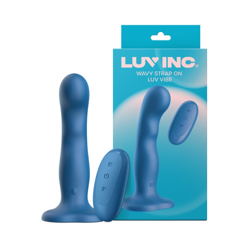 luv-inc-ws38-wavy-strap-on-luv-vibe-blue Luv Inc Ws38: Wavy Strap On Luv Vibe Blue - Image 1