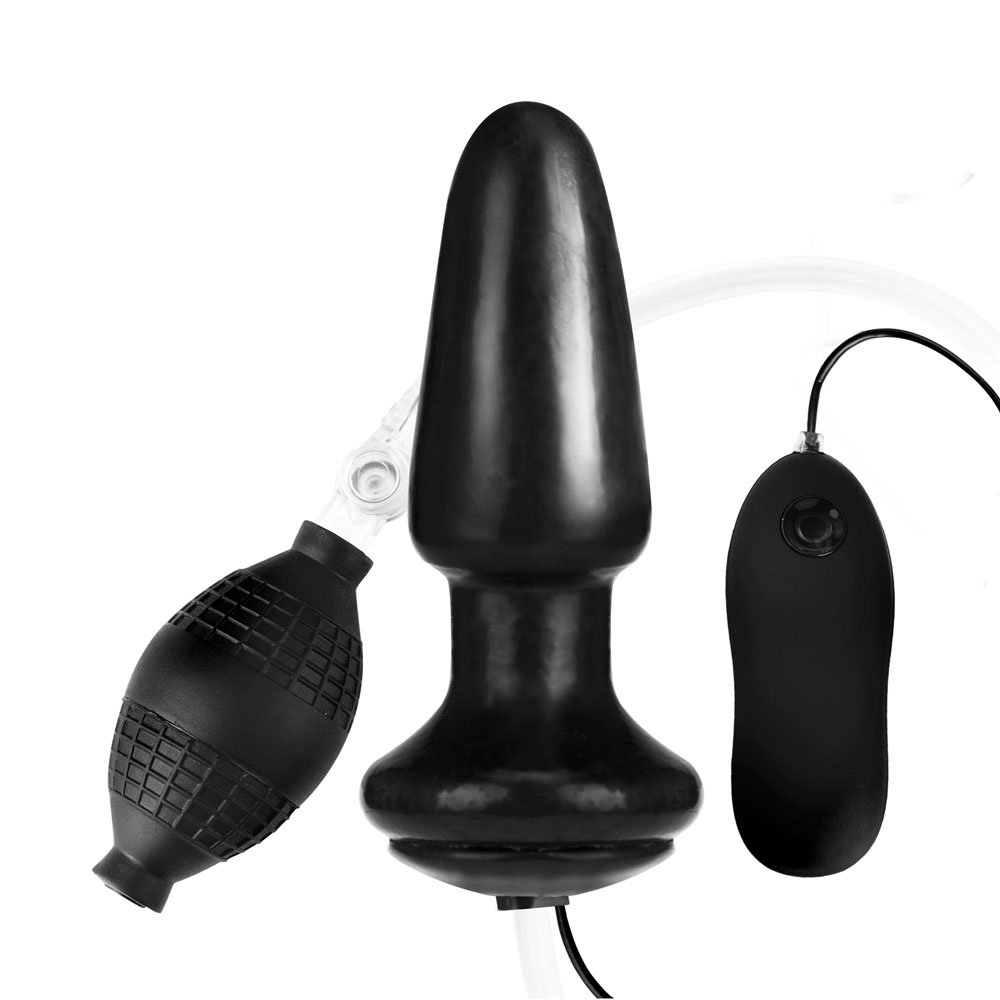 lux-fetish-4-inflatable-vibrating-butt-plug Lux Fetish 4" Inflatable Vibrating Butt Plug - Image 1