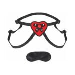 Lux Fetish Red Heart Strap-On Harness - Image 4