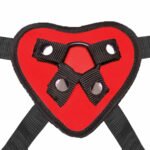 Lux Fetish Red Heart Strap-On Harness - Image 5