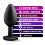 Luxe - Bling Plugs Training Kit - Black with Rainbow Gems - Image 3