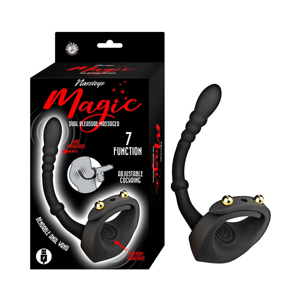 magic-dual-pleasure-massager-black Magic Dual Pleasure Massager Black - Image 1