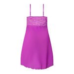 Magic Silk Butterfly Fantasies Gown & Thong Set – Neon Purple, Queen - Image 6