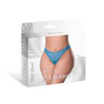 Magic Silk Flirty Hearts Low Rise Micro Thong Blue Sugar Queen Size - Image 3