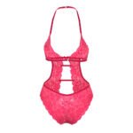 Magic Silk Get It Girl Halter Teddy with Snap Crotch Diva Pink L/XL - Image 6
