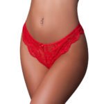 Magic Silk Sweetums Split Crotch Panty Cherry S/M