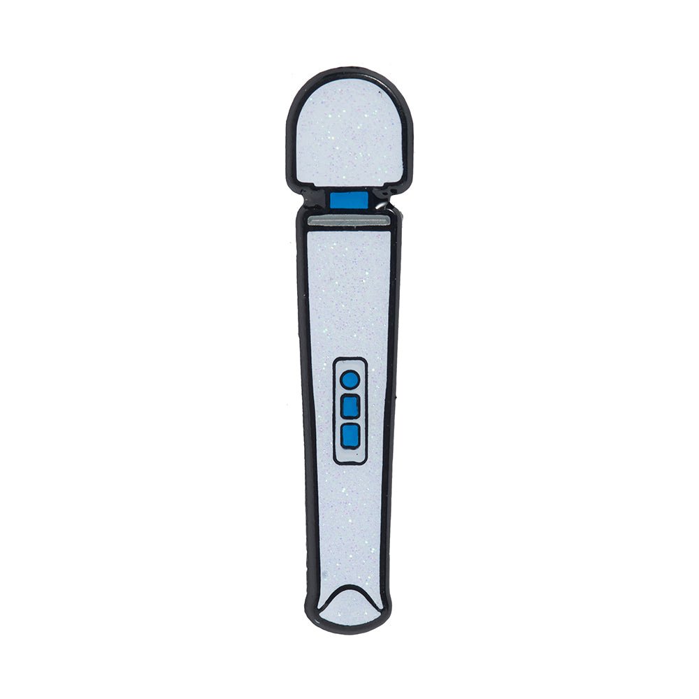 magic-wand-rechargeable-enamel-pin Magic Wand Rechargeable Enamel Pin - Image 1