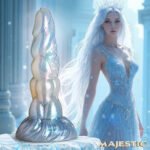 Majestic Crysta Silicone Dildo - Image 3