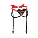 Majestic Maelith Strap-On Harness – Black and Red - Image 3