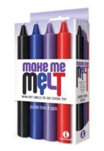 Make Me Melt Passion Tones 4-Pack Wax-Play Candles – Multi - Image 2