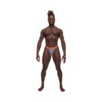 Male Power Casanova Uplift Thong Gray L/XL - Image 2