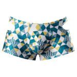 Male Power Cut It Out! Cutout Mini Short Blue/White XL - Image 4