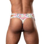 Male Power Cut It Out! Cutout Thong Red/Black S/M - Image 3