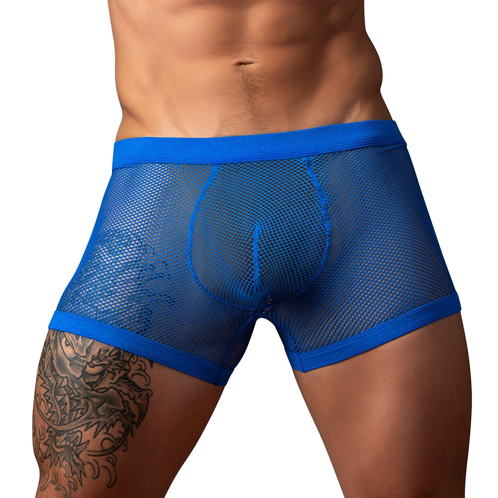 male-power-fishnet-20-pch-short-royal-xl Male Power Fishnet 2.0 PCH Short Royal XL - Image 1