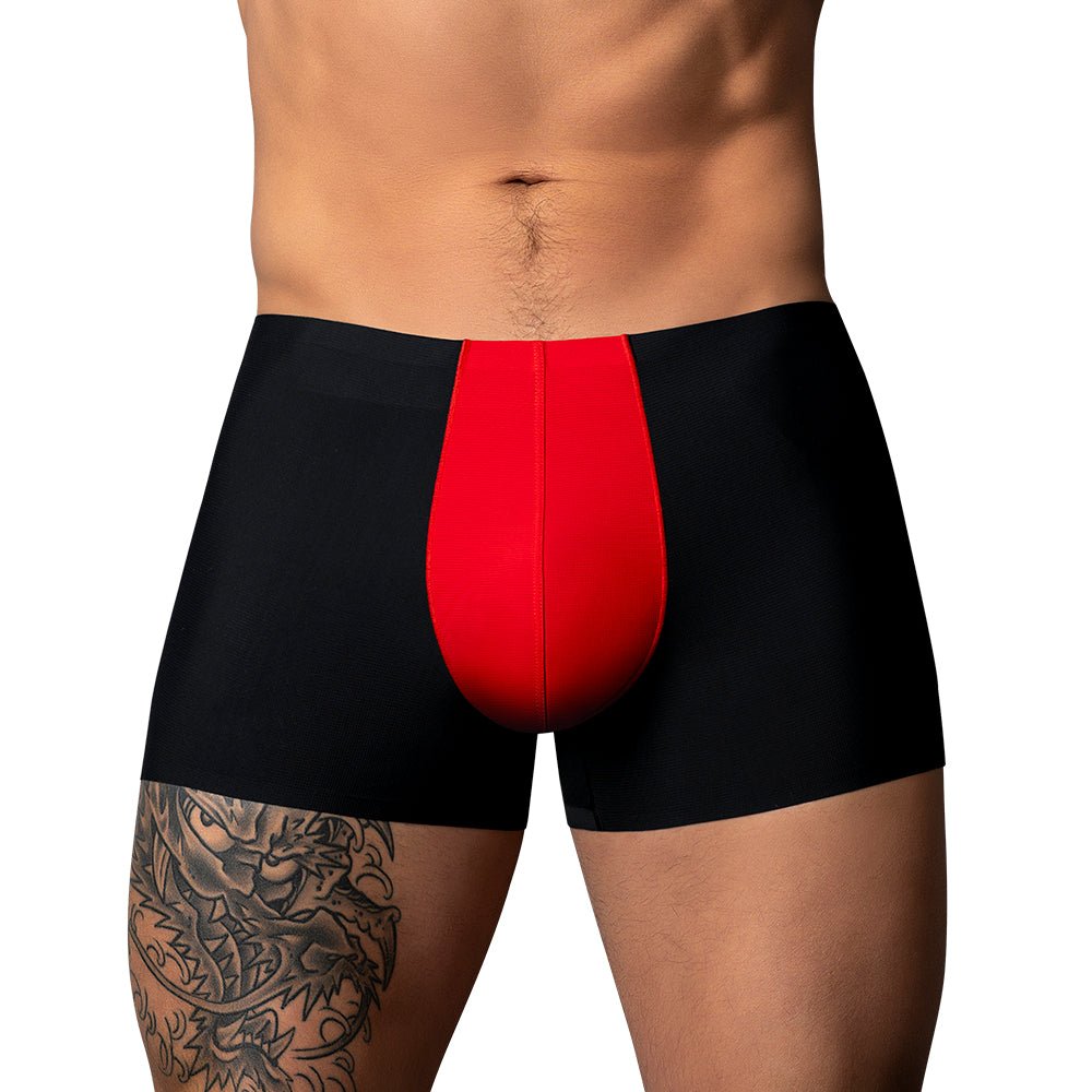 male-power-hot-mesh-pouch-short-blackred-l Male Power Hot Mesh Pouch Short Black/Red L - Image 1