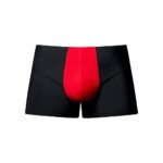 Male Power Hot Mesh Pouch Short Black/Red M - Image 4