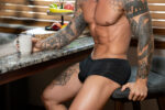 Male Power Kilauea Limited Edition Mini Short Black L - Image 3