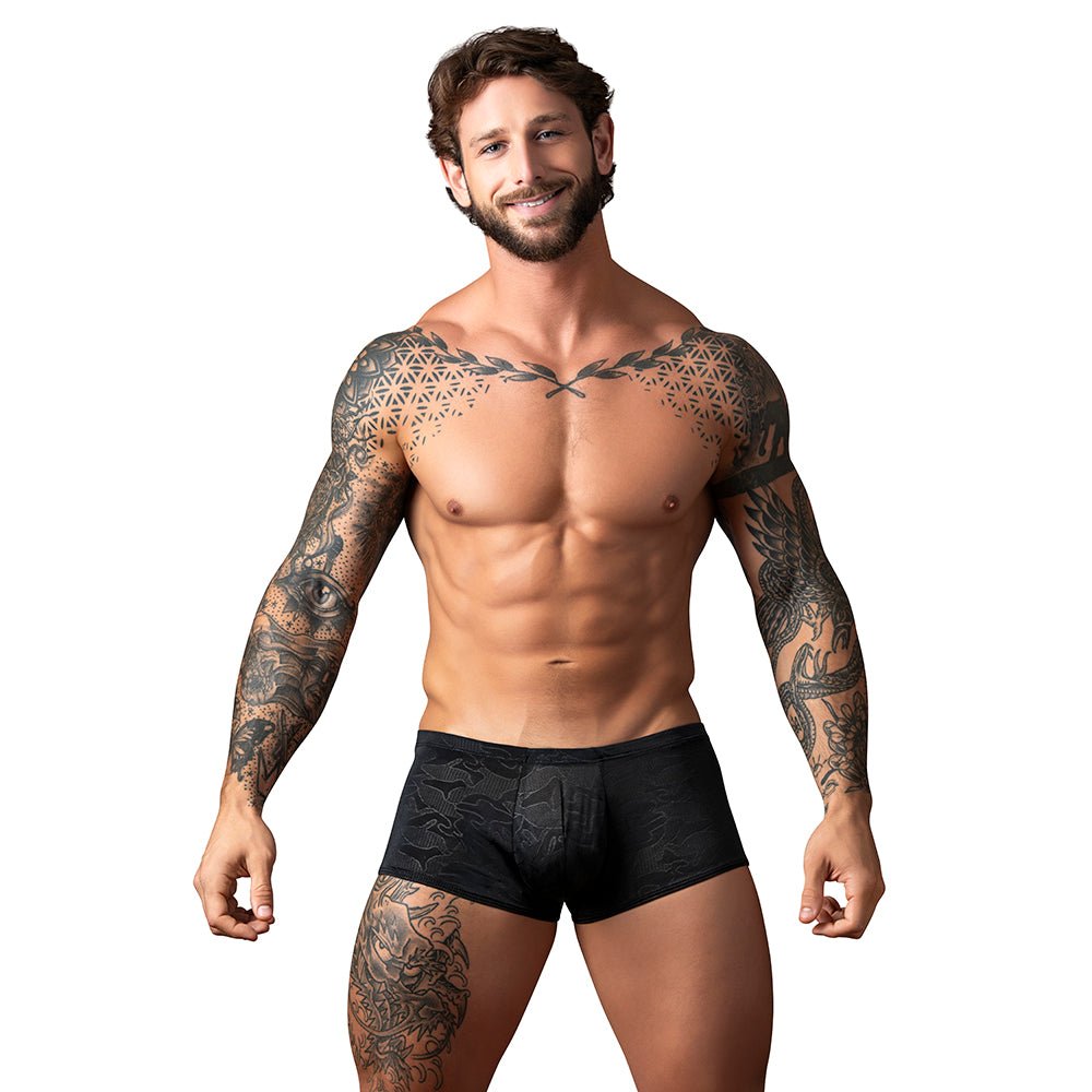 male-power-kilauea-limited-edition-mini-short-black-s Male Power Kilauea Limited Edition Mini Short Black S - Image 1