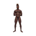 Male Power Landing Strip Micro Thong Black S/M - Image 2