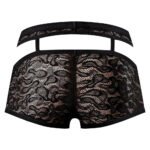Male Power Lucifer Cutout Short Black M - Image 5