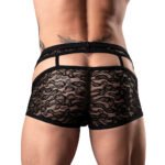 Male Power Lucifer Cutout Short Black S - Image 3