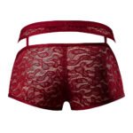 Male Power Lucifer Cutout Short Burgundy L - Image 5