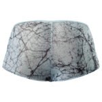 Male Power Marble Mesh Micro Mini Short Silver Blue L - Image 5