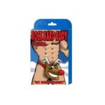 Male Power Novelty Rock Hard Rudy Brown Reindeer G-String – One Size - Image 4