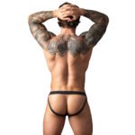 Male Power Open Ended Jock Open Black S/M - Image 4