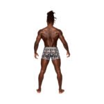 Male Power Sheer Prints Seamless Sheer Short Optical L - Image 2