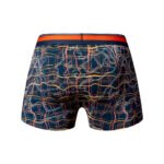 Male Power Soo Cumfy Boxer Brief – Navy/Orange, Size M - Image 5