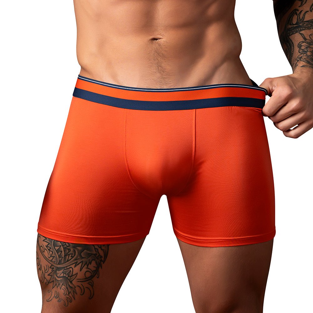 male-power-soo-cumfy-boxer-brief-orange-s Male Power Soo Cumfy Boxer Brief Orange S - Image 1