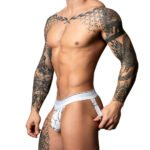 Male Power Soo Cumfy Jock Black/White S/M - Image 2