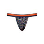 Male Power Soo Cumfy Jock – Navy/Orange, S/M - Image 4