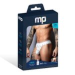 Male Power Soo Cumfy Thong Black/White S/M - Image 5
