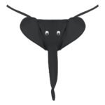 Male Power Squeaker Elephant G-String Black O/S - Image 2