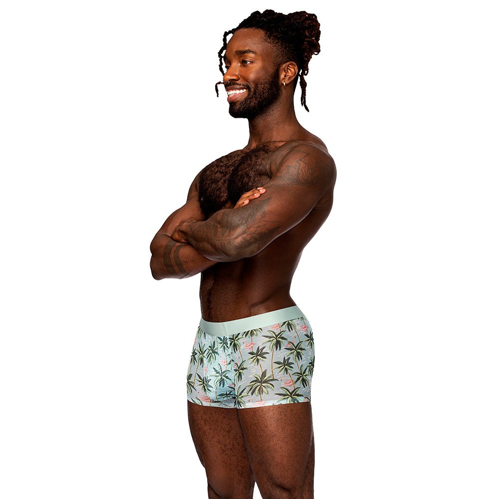 male-power-the-matchmaker-seamless-sheer-short-flamingo-l Male Power The Matchmaker Seamless Sheer Short Flamingo L - Image 1