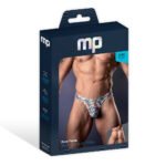 Male Power Your Lace Or Mine Bong Thong Geometric – Multi-Color S/M - Image 6