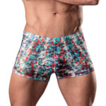 Male Power Your Lace Or Mine Pouch Short Geometric S